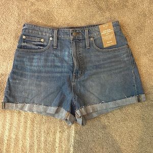 Madewell High Rise Denim Shorts